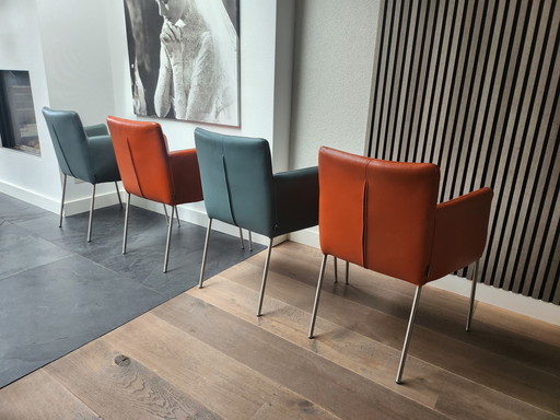 4x Label dining chairs Tiba