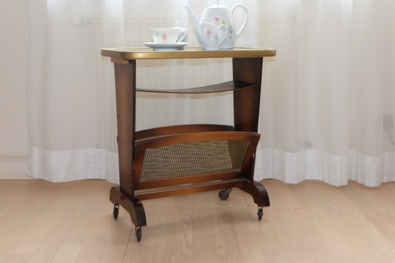 Image 1 of Side table Tea table Magazine rack Rollable