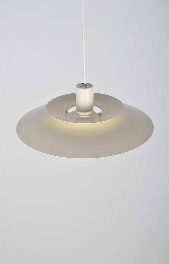 Image 1 of Danish bowl hanging lamp by Lyskaer, model 4856, 1970s