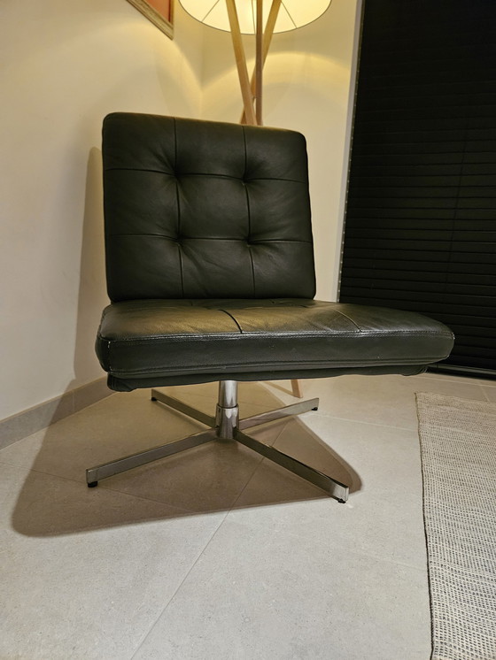 Image 1 of Design Leather Pivot Chair