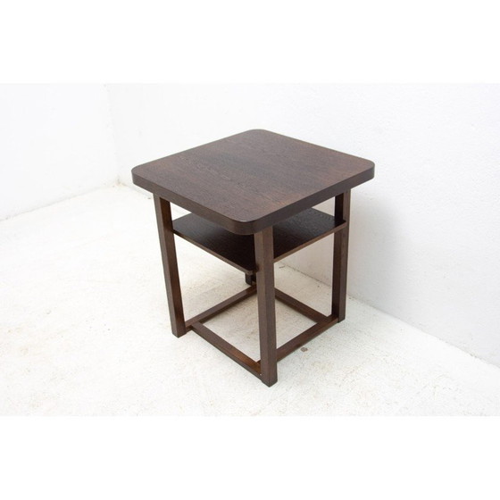 Image 1 of Mid century oakwood coffee table, Czechoslovakia 1950s