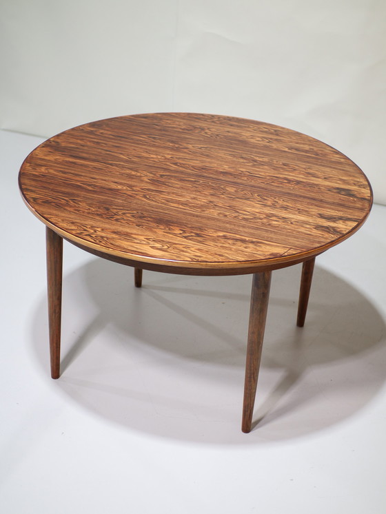 Image 1 of Extendable dining table rosewood Danish