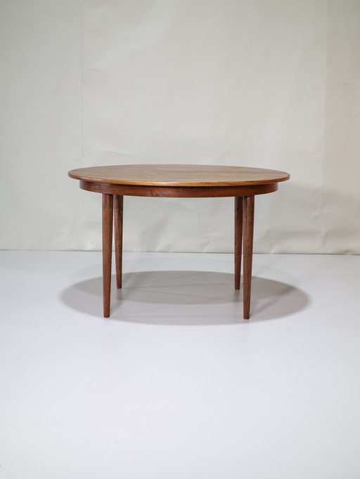 Extendable dining table rosewood Danish