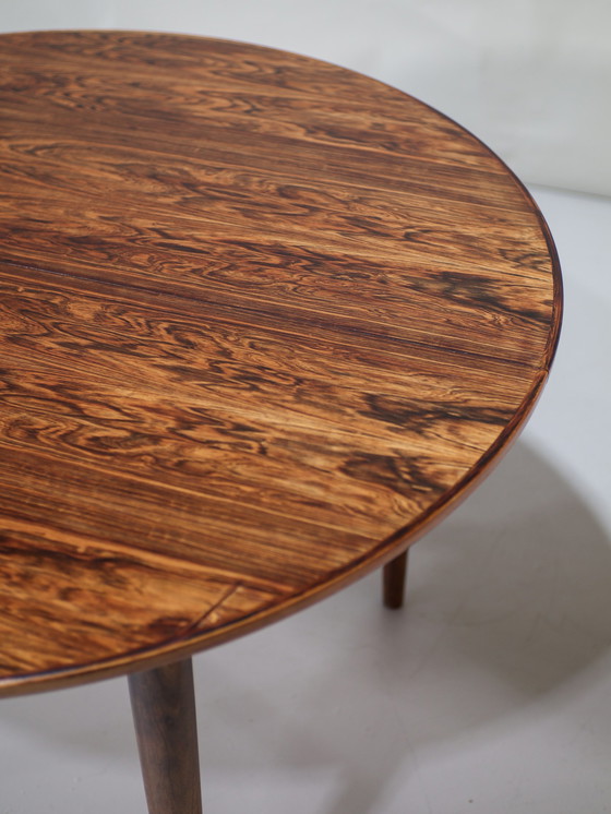 Image 1 of Extendable dining table rosewood Danish