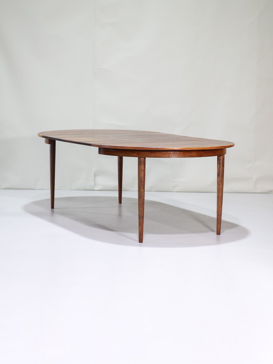 Image 1 of Extendable dining table rosewood Danish