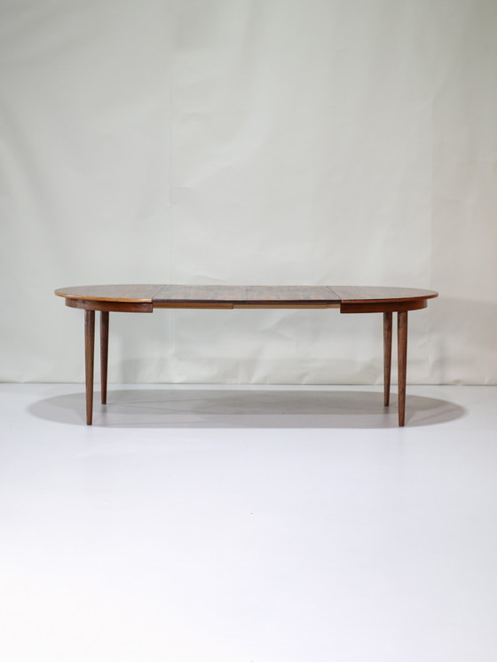 Image 1 of Extendable dining table rosewood Danish