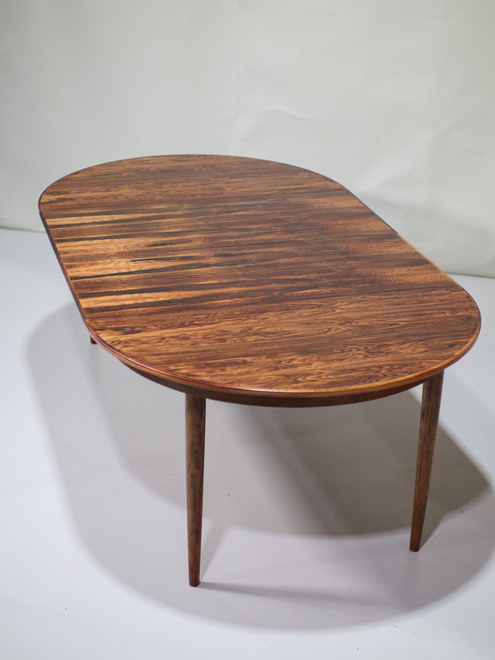 Image 1 of Extendable dining table rosewood Danish