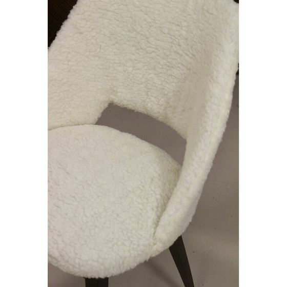 Image 1 of Vintage chair in fur effect fabric, 1970