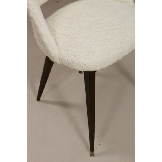 Image 1 of Vintage chair in fur effect fabric, 1970