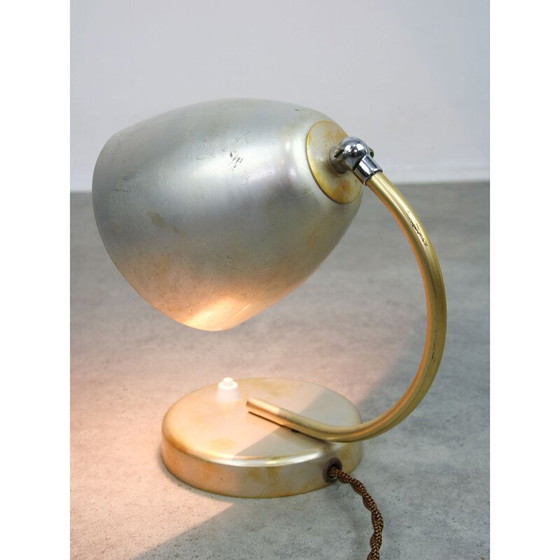 Image 1 of Vintage Italian metal table lamp