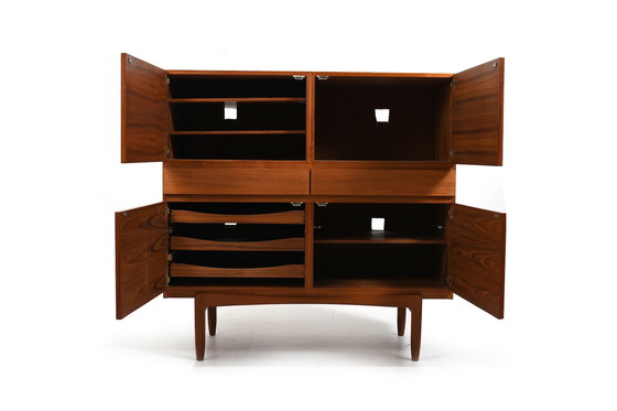 Image 1 of Ib Kofod-Larsen Teak Cabinet for Faarup 1963