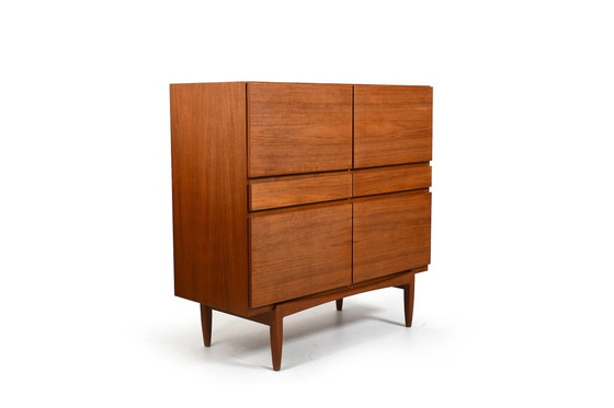 Image 1 of Ib Kofod-Larsen Teak Cabinet for Faarup 1963