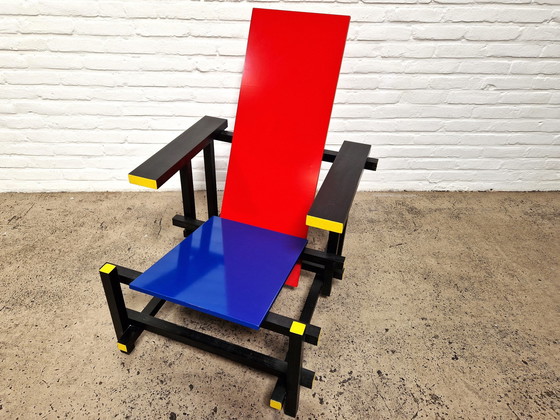 Image 1 of Red Blue Chair