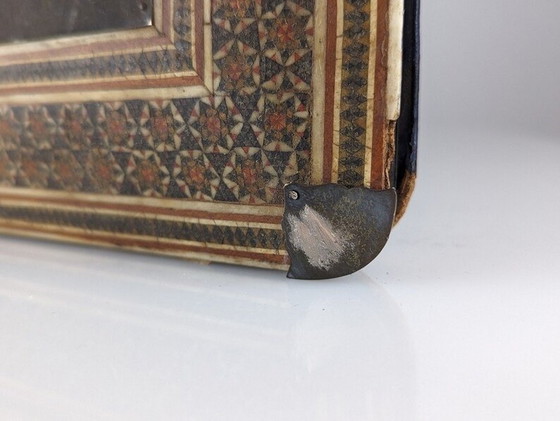 Image 1 of Antique Hand Painted Silver Qajar Album