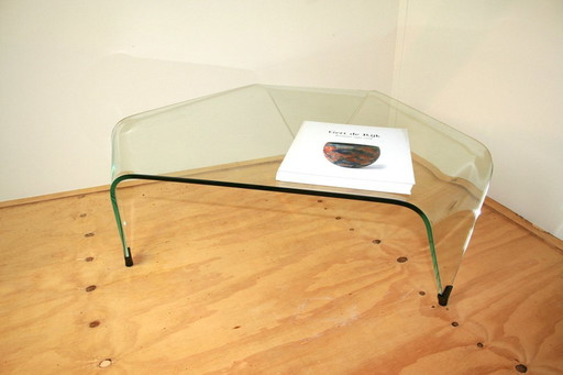 Coffee Table Rimadesio Hanky Esegona Of Float Curved Glass