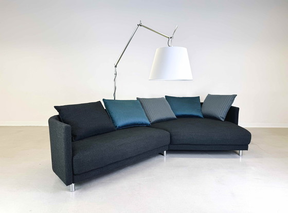 Image 1 of Rolf Benz Sofa Couch Onda Fabric Corner Sofa/ Corner Couch Design