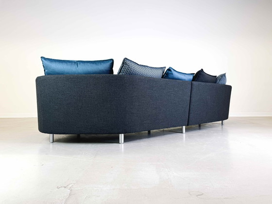 Image 1 of Rolf Benz Sofa Couch Onda Fabric Corner Sofa/ Corner Couch Design