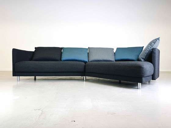 Image 1 of Rolf Benz Sofa Couch Onda Fabric Corner Sofa/ Corner Couch Design