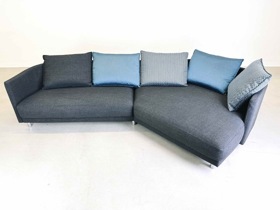 Image 1 of Rolf Benz Sofa Couch Onda Fabric Corner Sofa/ Corner Couch Design