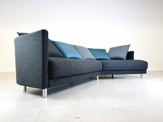 Image 1 of Rolf Benz Sofa Couch Onda Fabric Corner Sofa/ Corner Couch Design