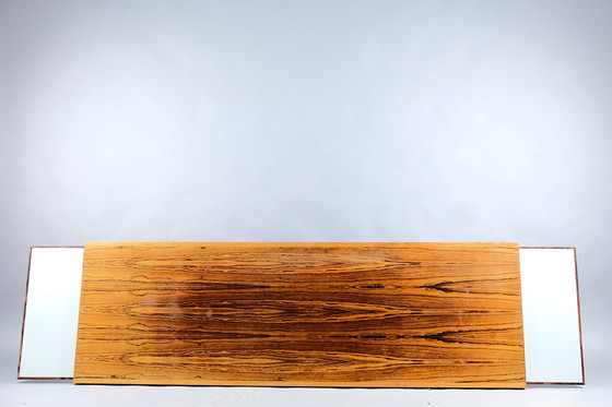 Image 1 of German vintage coffee table with extendable white ceramic blades