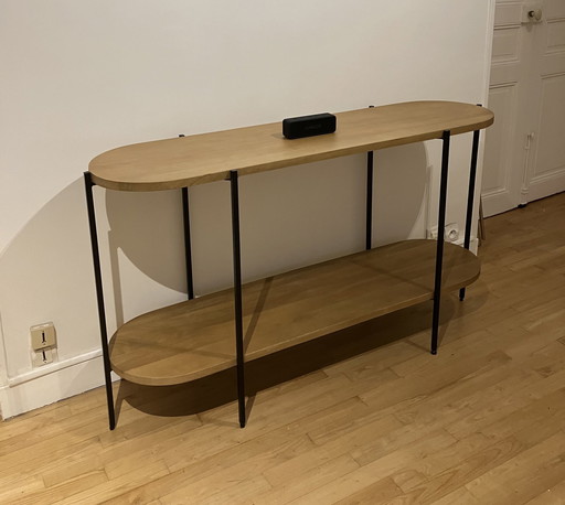 Wood & Metal Console