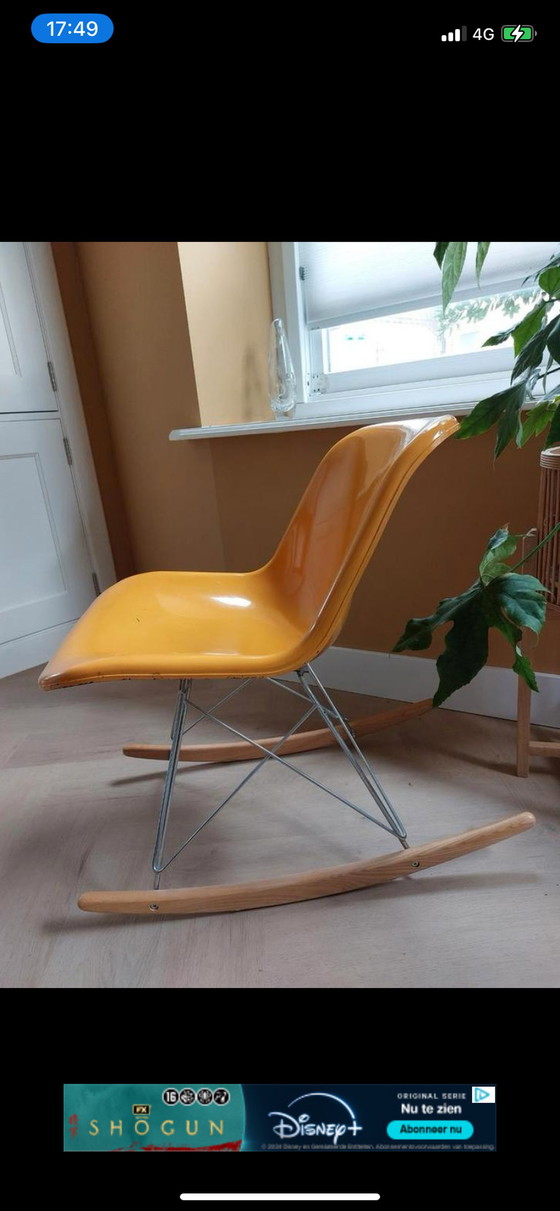 Image 1 of Fauteuil à bascule vintage Houtoku/Artifort