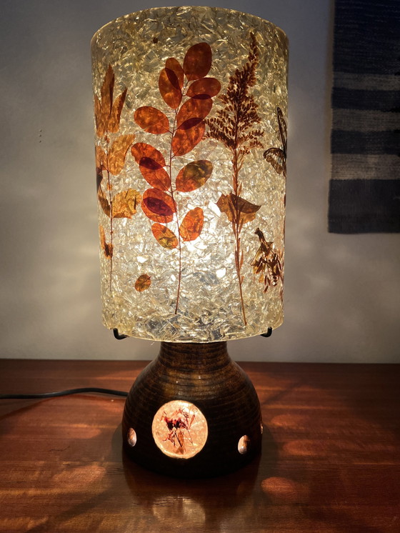 Image 1 of Accolay Table Lamp With Resin Lampshade, 1970S France