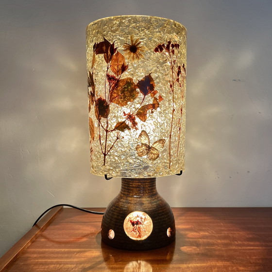 Image 1 of Accolay Table Lamp With Resin Lampshade, 1970S France