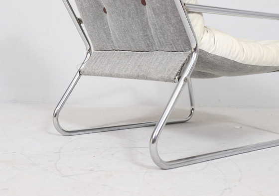 Image 1 of 4x Mid - Century cantilever chair/armchair from Gillis