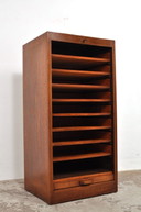 Vintage Rolling Door Cabinet 1930s
