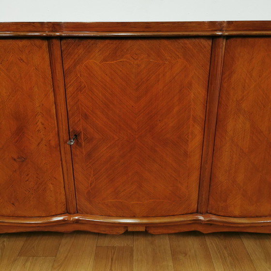 Image 1 of Art Deco vintage XL sideboard sideboard wall cabinet Jules Leleu