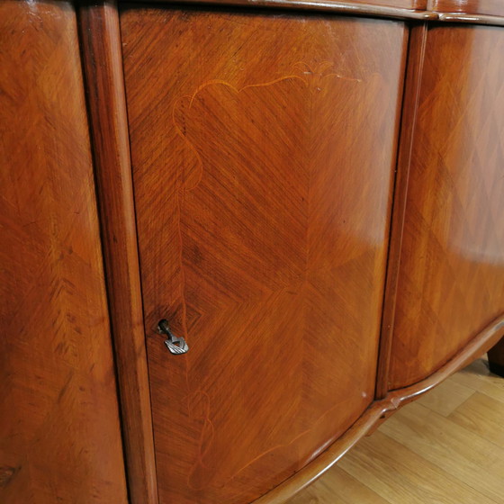 Image 1 of Art Deco vintage XL sideboard sideboard wall cabinet Jules Leleu