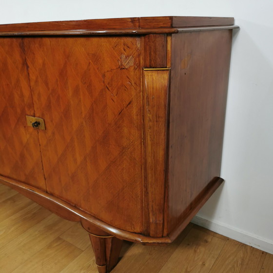 Image 1 of Art Deco vintage XL sideboard sideboard wall cabinet Jules Leleu