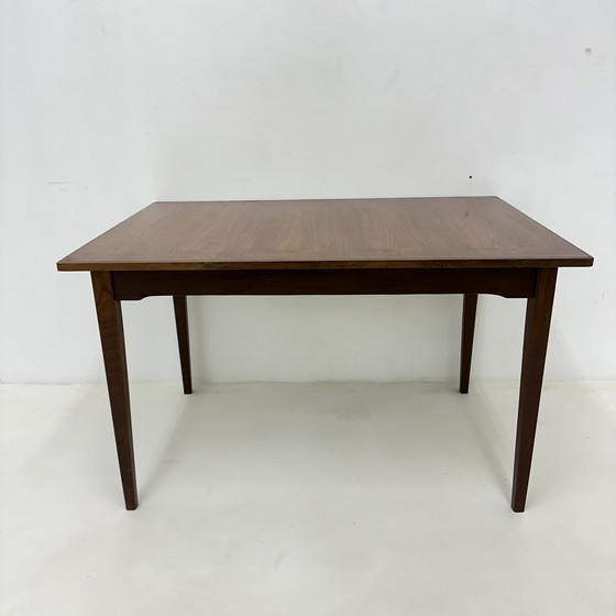 Image 1 of Tavolo da pranzo estensibile Topform in legno di teak, anni &#39;60