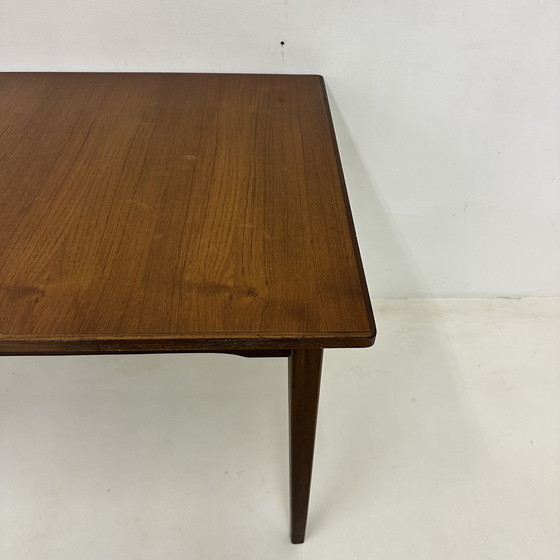 Image 1 of Tavolo da pranzo estensibile Topform in legno di teak, anni &#39;60