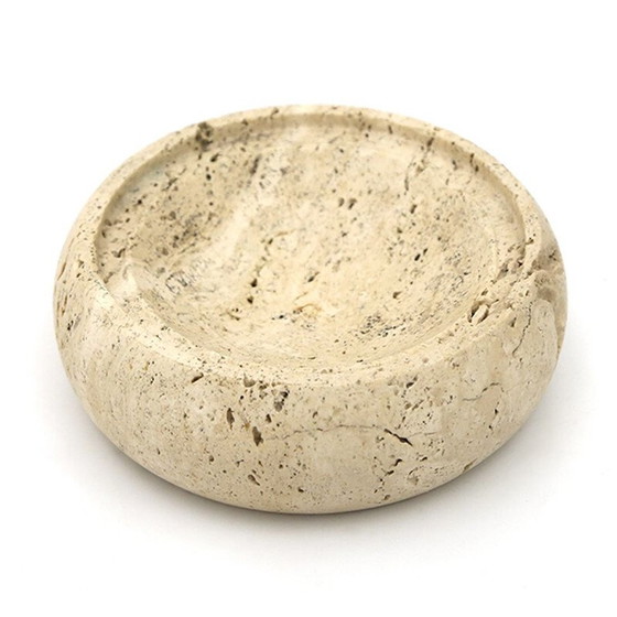 Image 1 of Vintage travertine bowl, 1970s