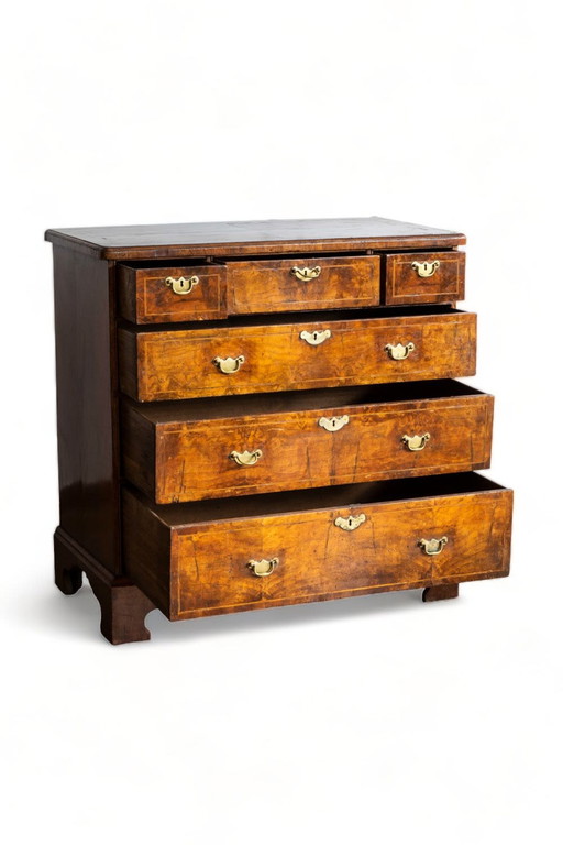 George walnut chest