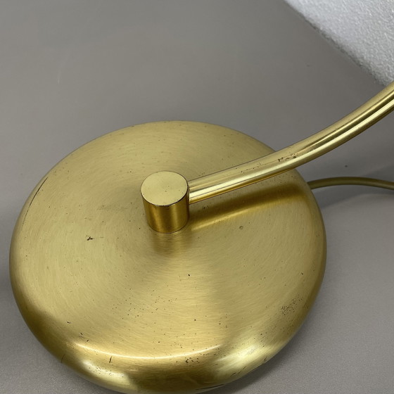 Image 1 of Lámpara de mesa estilo Koch &amp; Löwy, de metal y latón, de la era espacial, XXL, Alemania, década de 1970