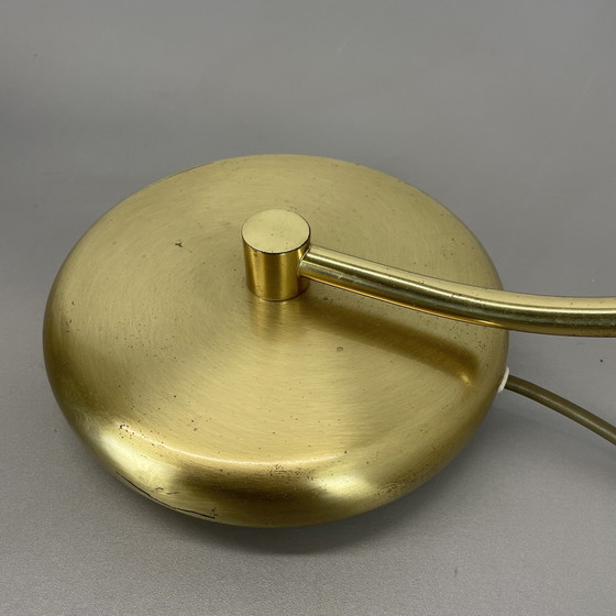 Image 1 of Lámpara de mesa estilo Koch &amp; Löwy, de metal y latón, de la era espacial, XXL, Alemania, década de 1970