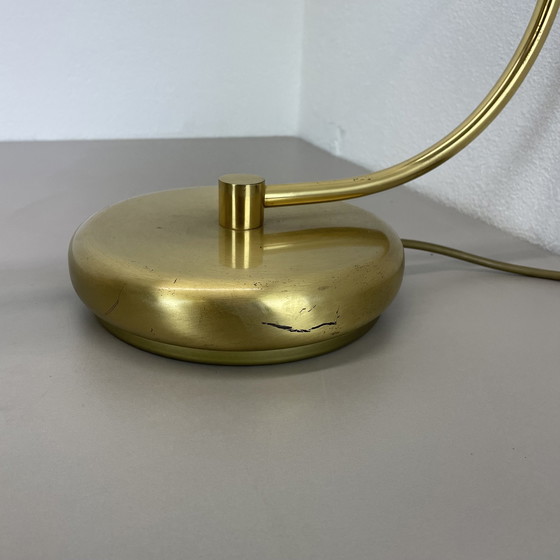 Image 1 of Lámpara de mesa estilo Koch &amp; Löwy, de metal y latón, de la era espacial, XXL, Alemania, década de 1970