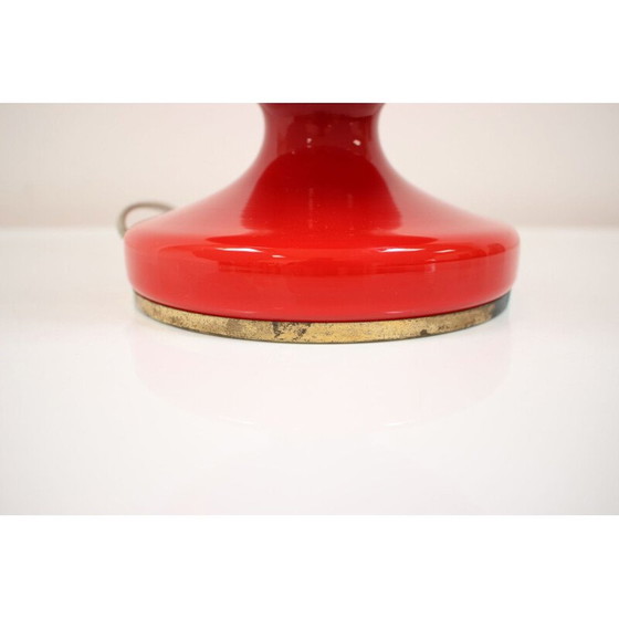 Image 1 of Vintage all-glass table lamp by Osvetlovací Sklo Valasske mezirící, Czechoslovakia 1970