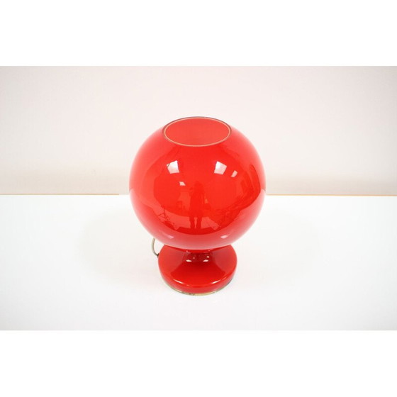 Image 1 of Vintage all-glass table lamp by Osvetlovací Sklo Valasske mezirící, Czechoslovakia 1970