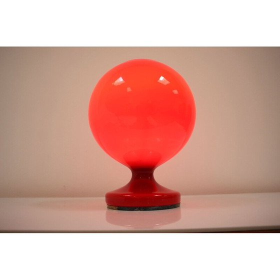 Image 1 of Vintage all-glass table lamp by Osvetlovací Sklo Valasske mezirící, Czechoslovakia 1970