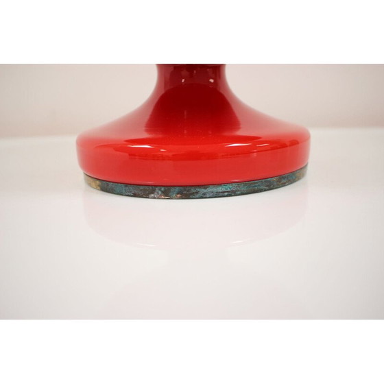 Image 1 of Vintage all-glass table lamp by Osvetlovací Sklo Valasske mezirící, Czechoslovakia 1970