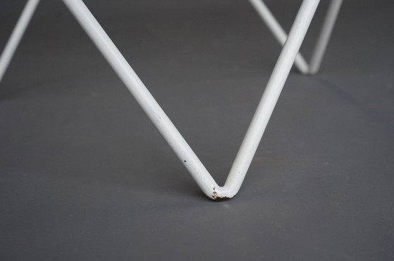 Image 1 of Minimalist Dutch Round Coffee Table. 1950S