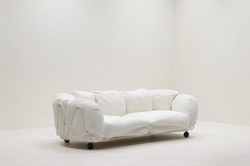 Rare Corbeille Lounge Sofa By Francesco Binfaré For Edra, Italy. 