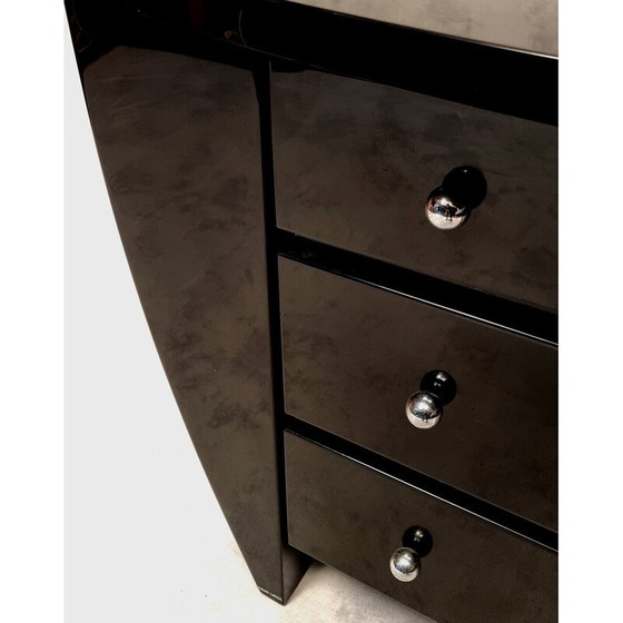 Image 1 of Vintage lacquered wood chest of drawers by David Lange, 1970