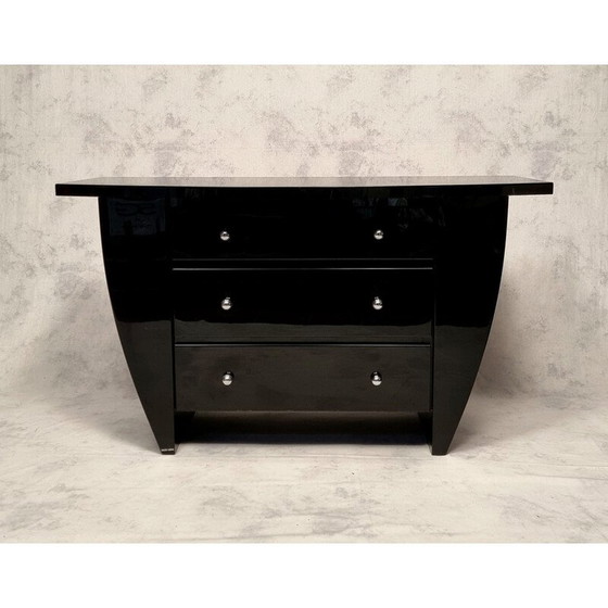 Image 1 of Vintage lacquered wood chest of drawers by David Lange, 1970