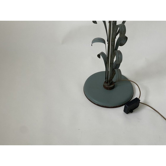 Image 1 of Vintage metal floor lamp in the shape of a lily, France